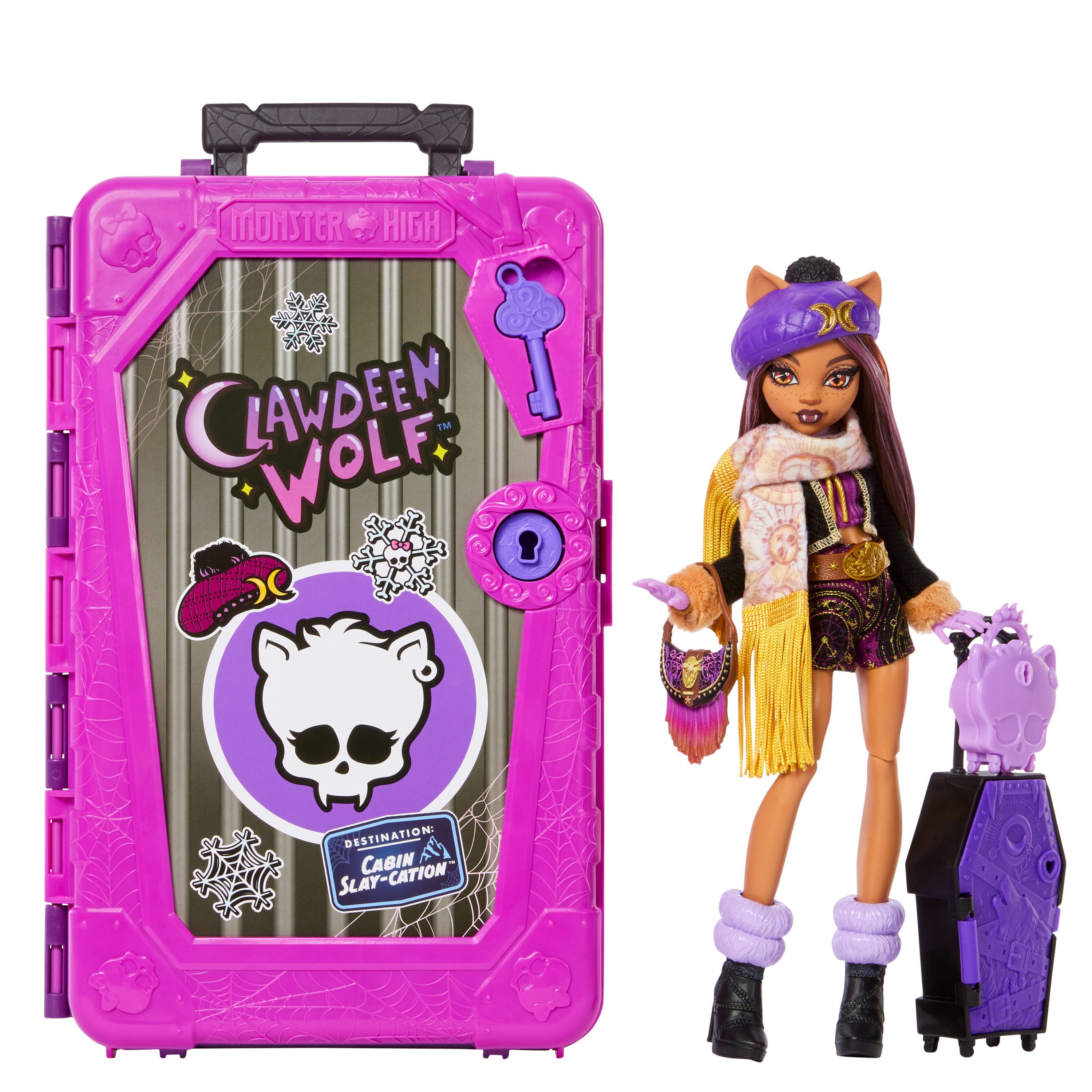 MonsterHigh™ Anziehpuppe Monster High Skulltimate Secrets Hütten-Gruselurlaub, Clawdeen Wolf