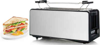 Emerio Toaster TO-124806, 2 lange Schlitze, für 4 Scheiben, 1400 W