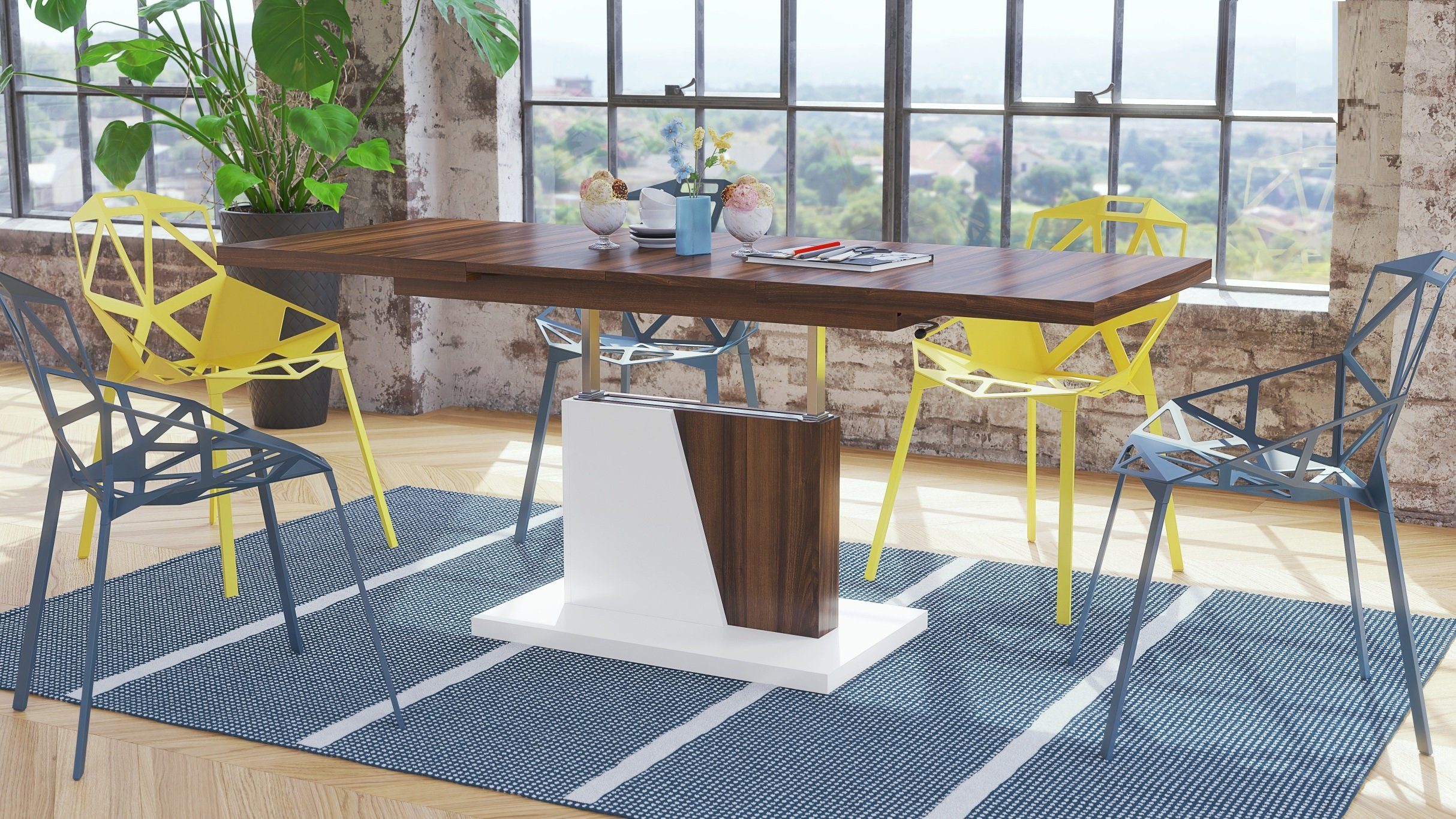 Mazzoni Couchtisch Grand Noir Nussbaum - günstig online kaufen