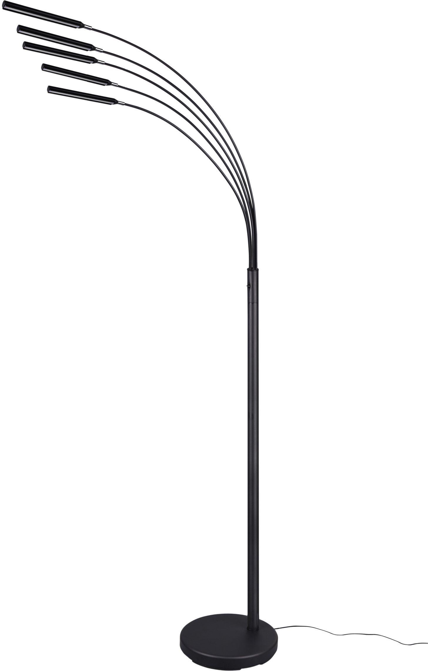 Reality Leuchten LED Stehlampe Reed, Dimmer, Ein-/Ausschalter, Memoryfunktion, mehrere Helligkeitsstufen, LED fest integriert, Warmweiß, Sensordimmer, Memory Funktion