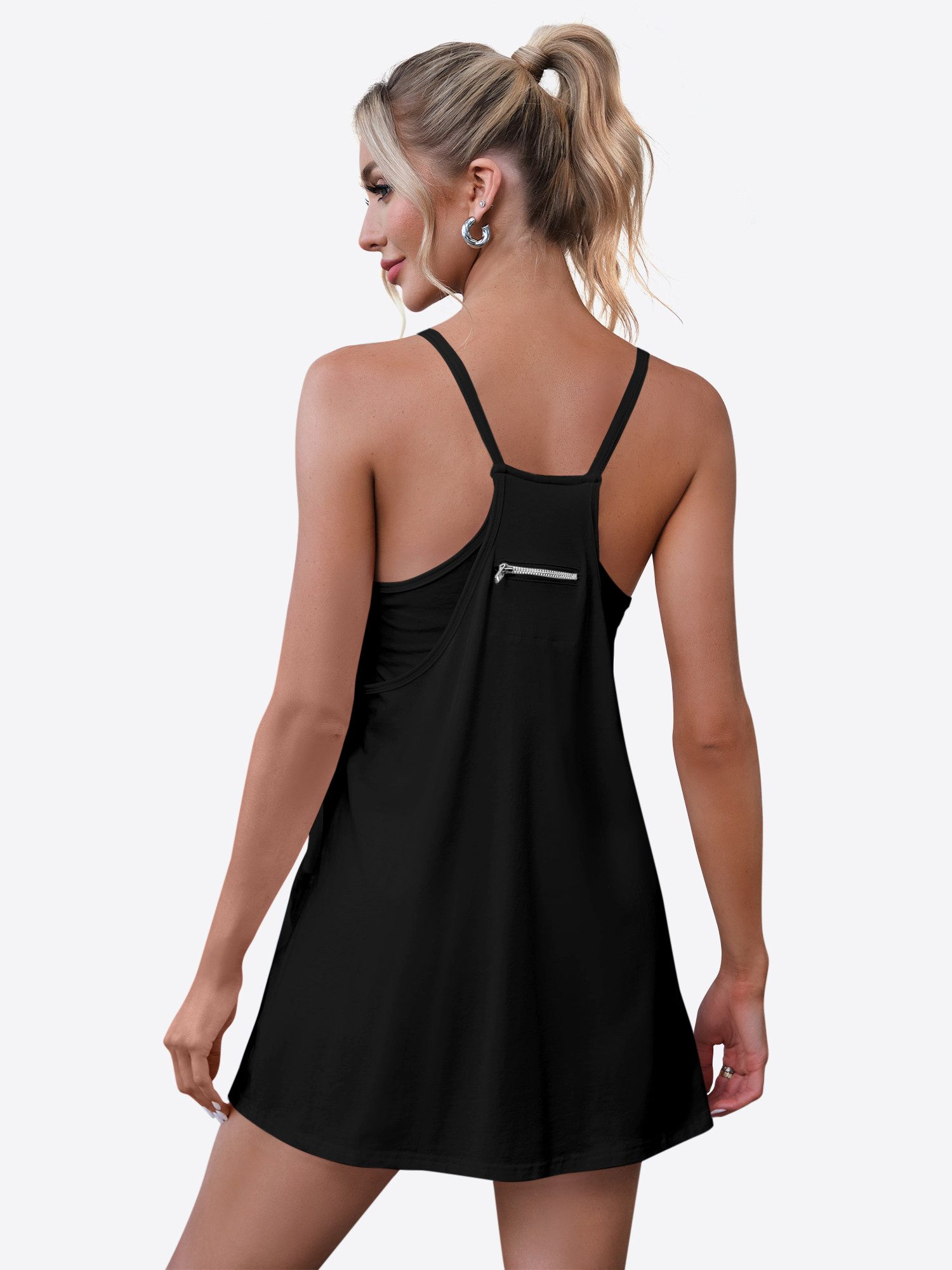 Imily Bela Trägerkleid Damen mit Rundhals Casual Freizeitkleid (Packung, 1- günstig online kaufen