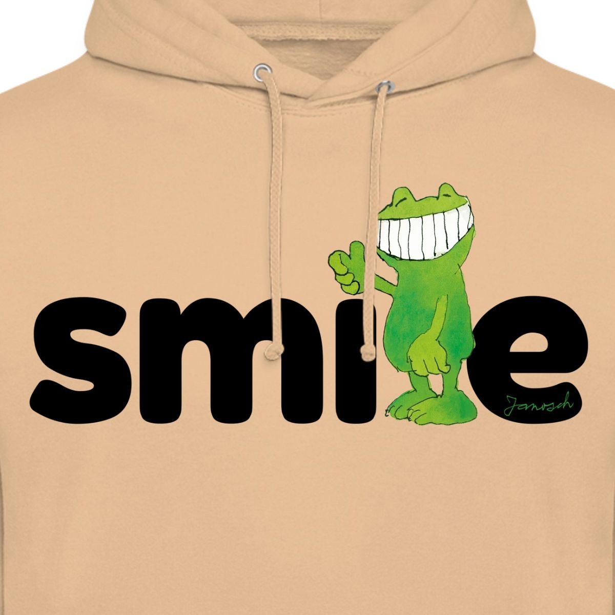 Spreadshirt Hoodie Janosch Günter Kastenfrosch Smile Design Unisex Hoodie (1-tlg)