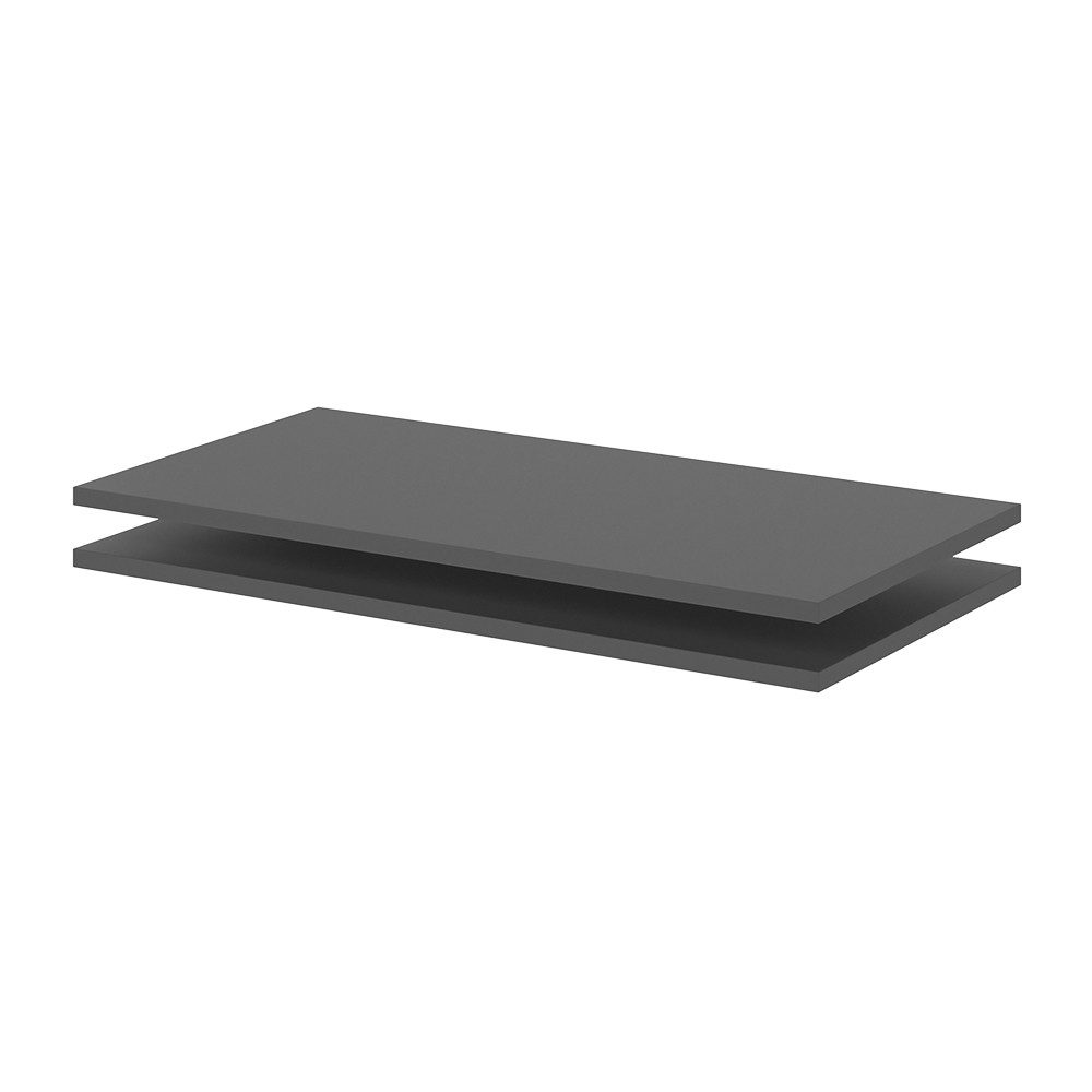 Vicco Einlegeboden Claus, Anthrazit, 2er Set