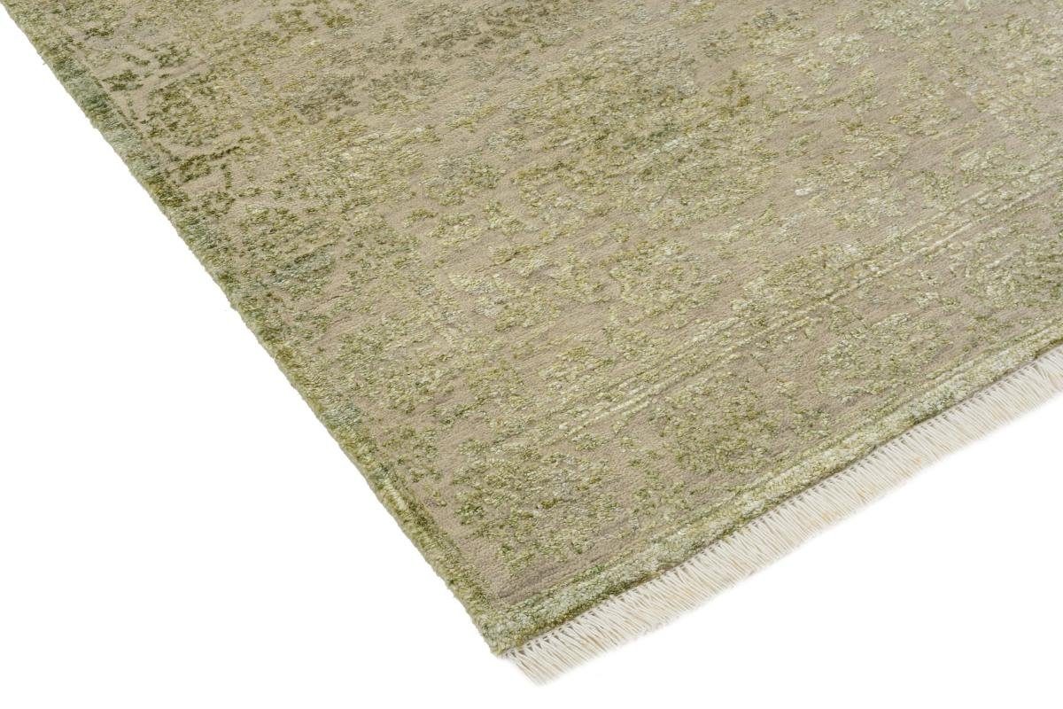 Orientteppich Sadraa 70x147 Handgeknüpfter Orientteppich Nain Moderner mm rechteckig, Trading, 10 Designteppich, Höhe: 