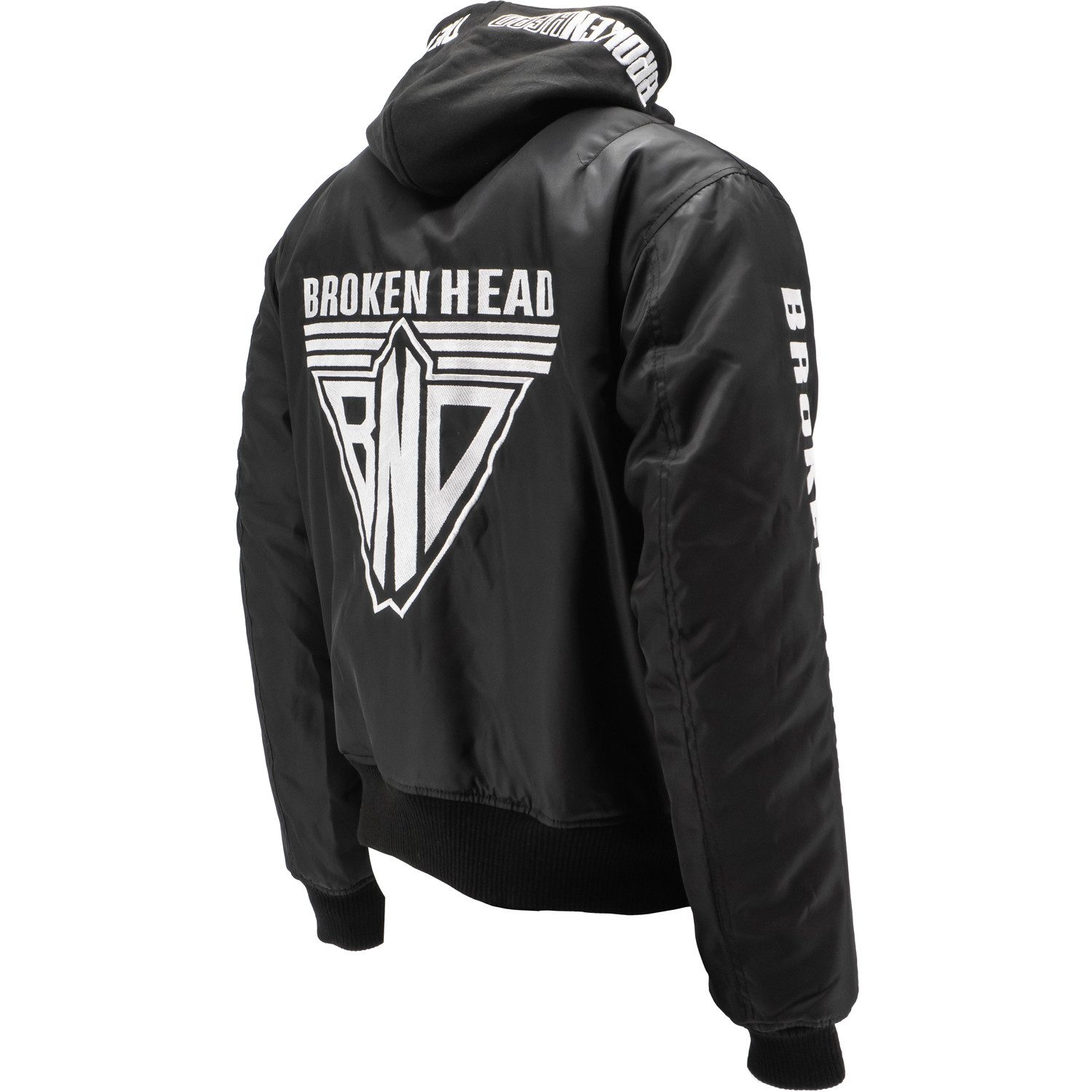 Bomberjacke Bomberjacke BND Logo Schwarz