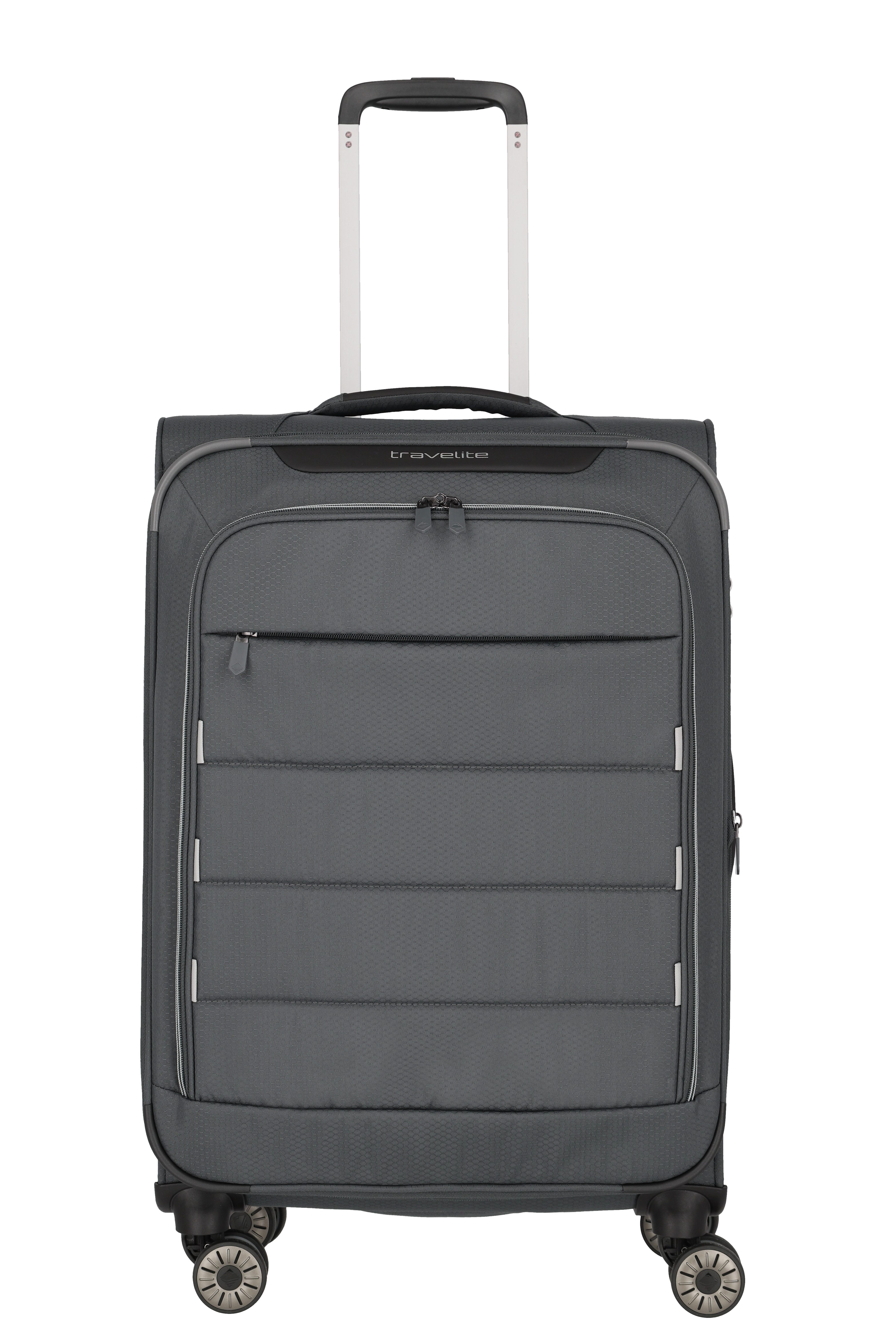 travelite Weichgepäck-Trolley SKAII Reisekoffer, 4 Rollen, mit TSA-Schloss und besonders leichtem Design