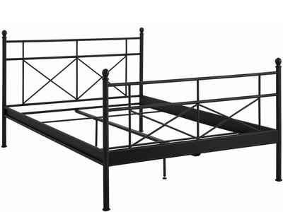 loft24 Metallbett Tanja, Bettgestell aus Metall, Bett Doppelbett