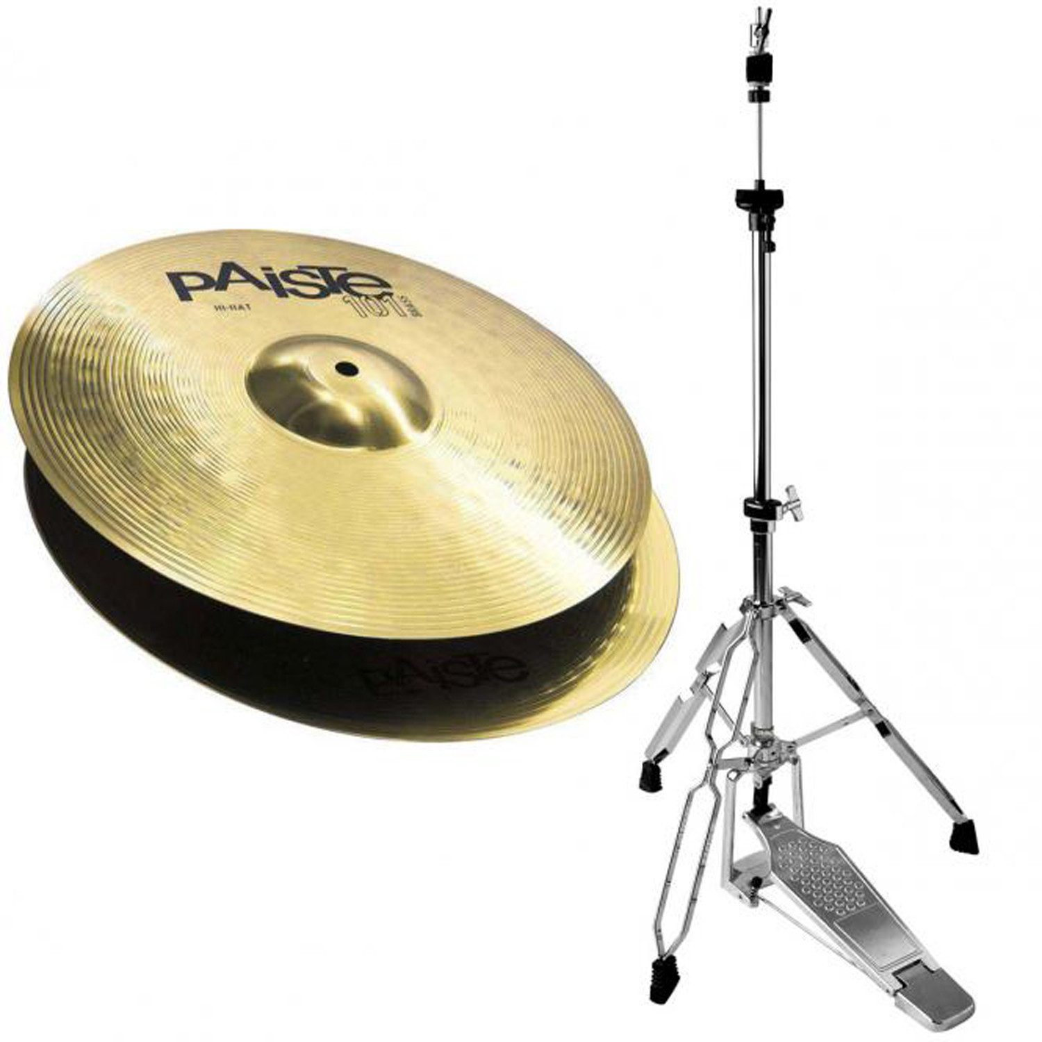 Schlagzeug Paiste 101 Hi Hat 14 mit HiHat Maschine LHD-25.2