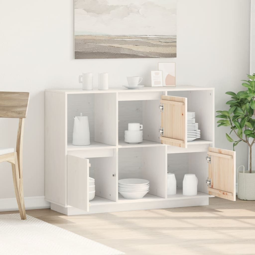 vidaXL Sideboard Sideboard Weiß 110,5x35x80 cm günstig online kaufen
