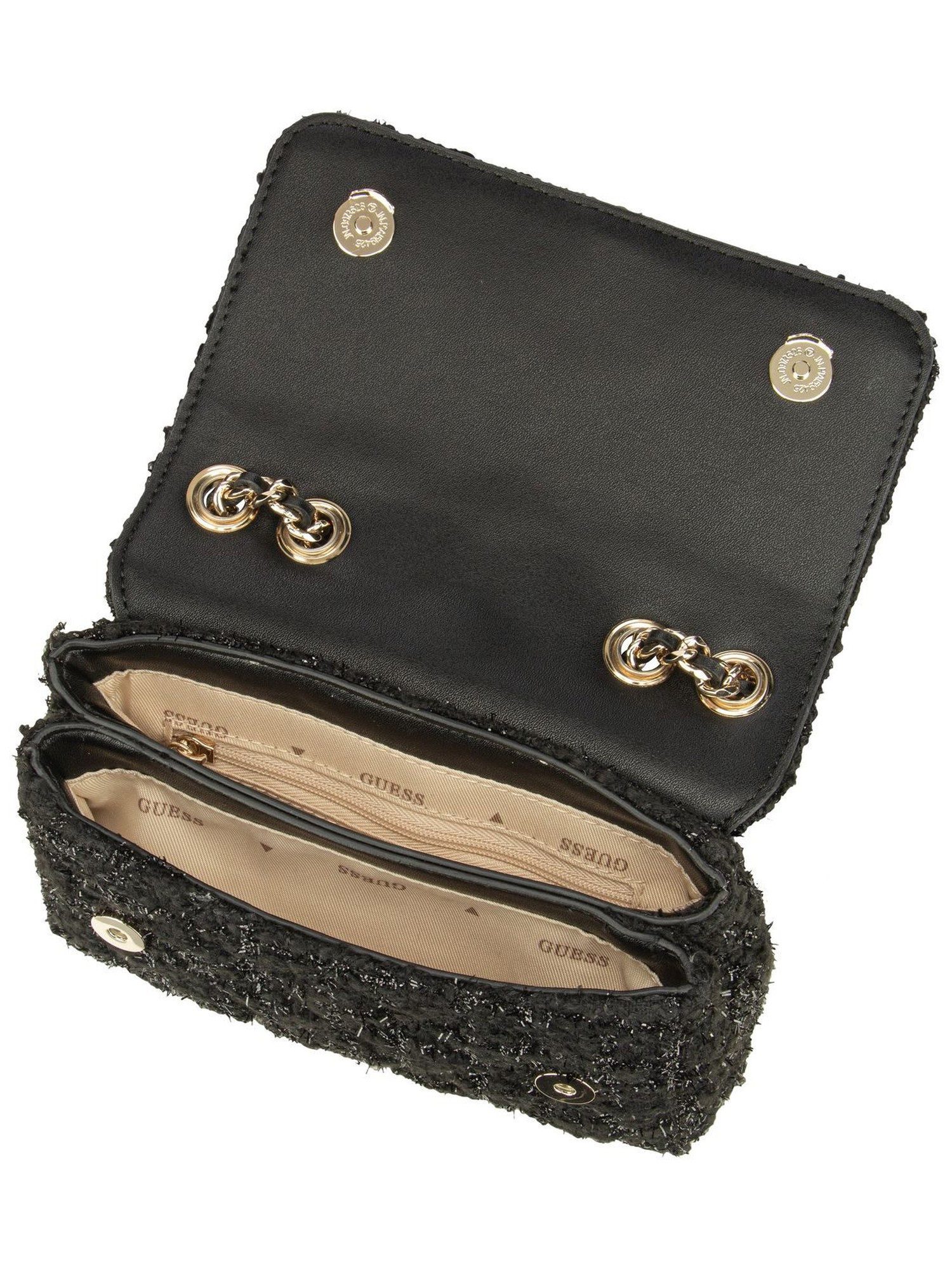 Guess Handtasche Giully Mini 2 Compartment Conv Flap, Abendtaschen