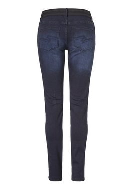 Paddock's 5-Pocket-Jeans LUCY Röhrenjeans mit Wellness-Charakter