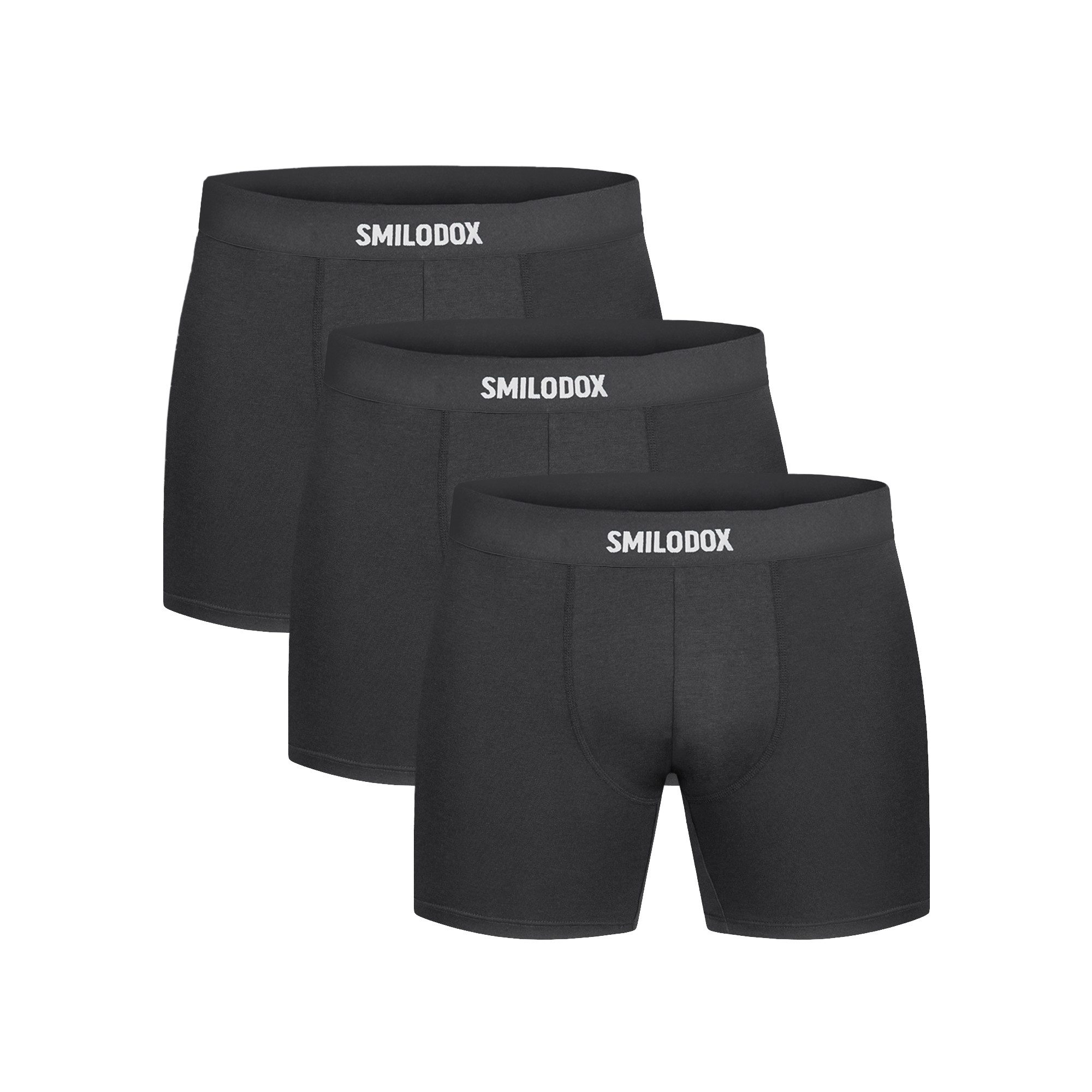 Smilodox Boxershorts Thoren, 3er Pack Unterhose, Baumwolle, Männer Unterwäsche Strech, Funktionswäsche, Quick Dry, Soft Touch