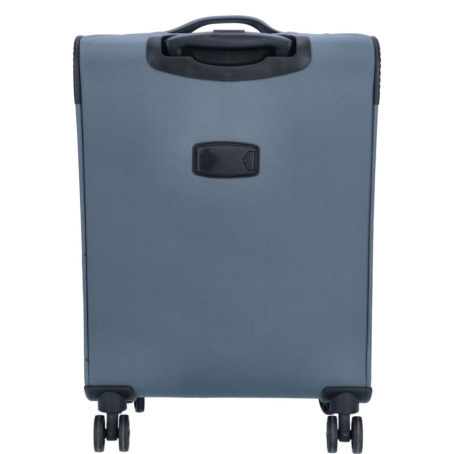 TheTrueC Koffer TheTrueC 4-Rad Trolley 55cm Grey-Blue Palma grey, 4 Rollen günstig online kaufen
