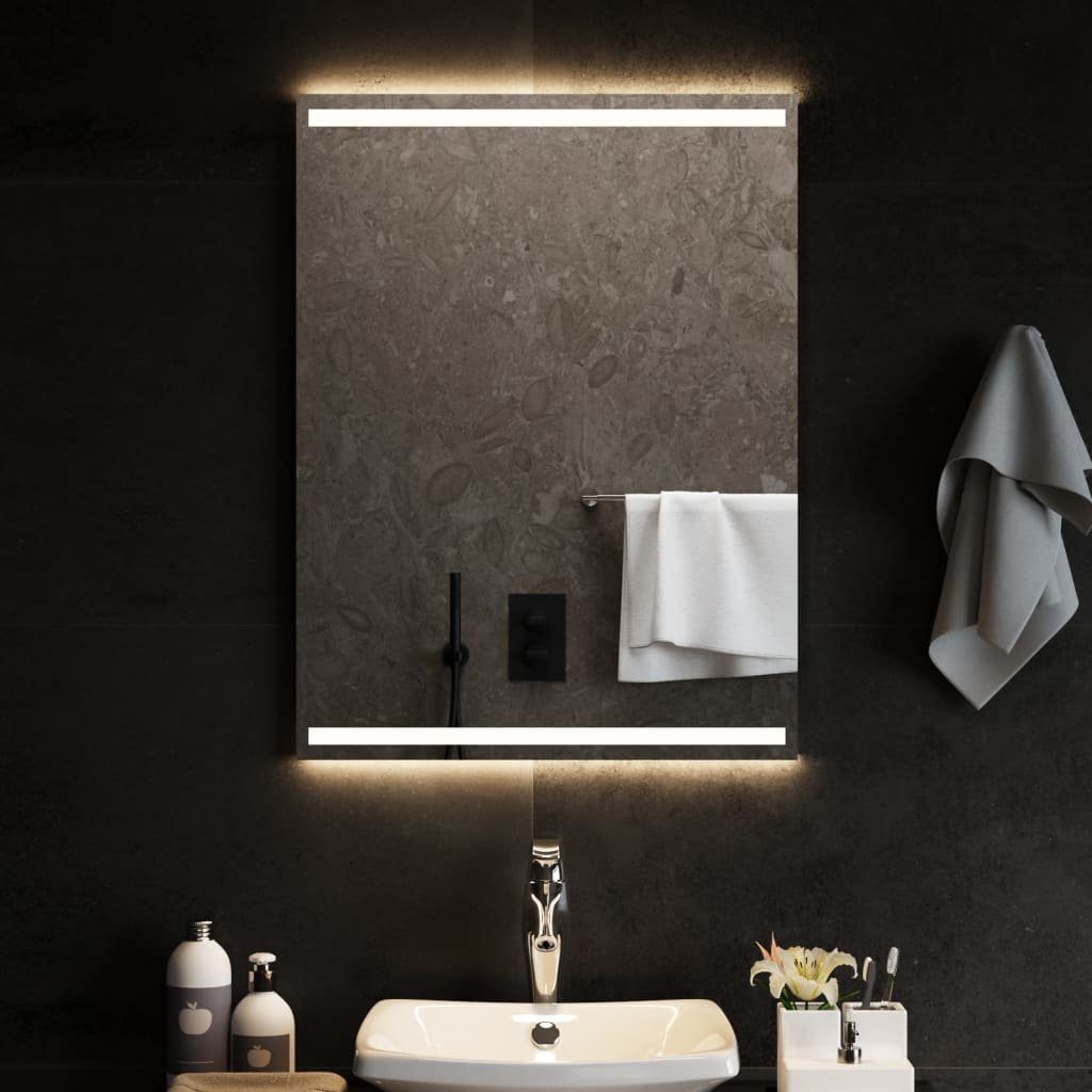 furnicato Wandspiegel LED-Badspiegel 60x80 cm