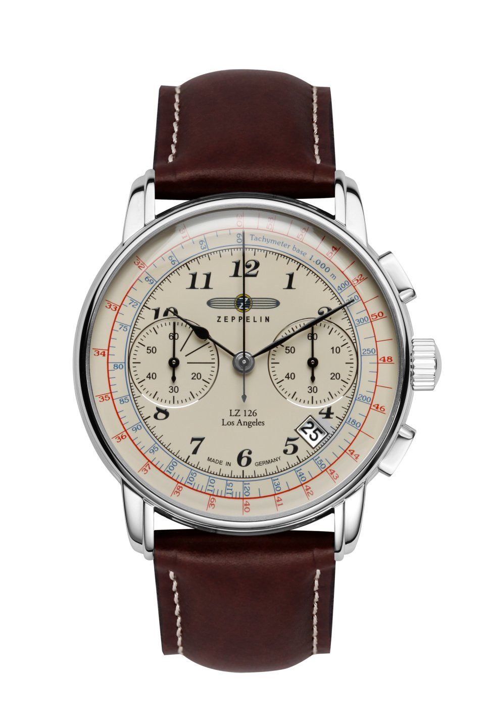 ZEPPELIN Chronograph LZ 126 Los Angeles 7614-5, Quarzuhr, Armbanduhr, Herre günstig online kaufen