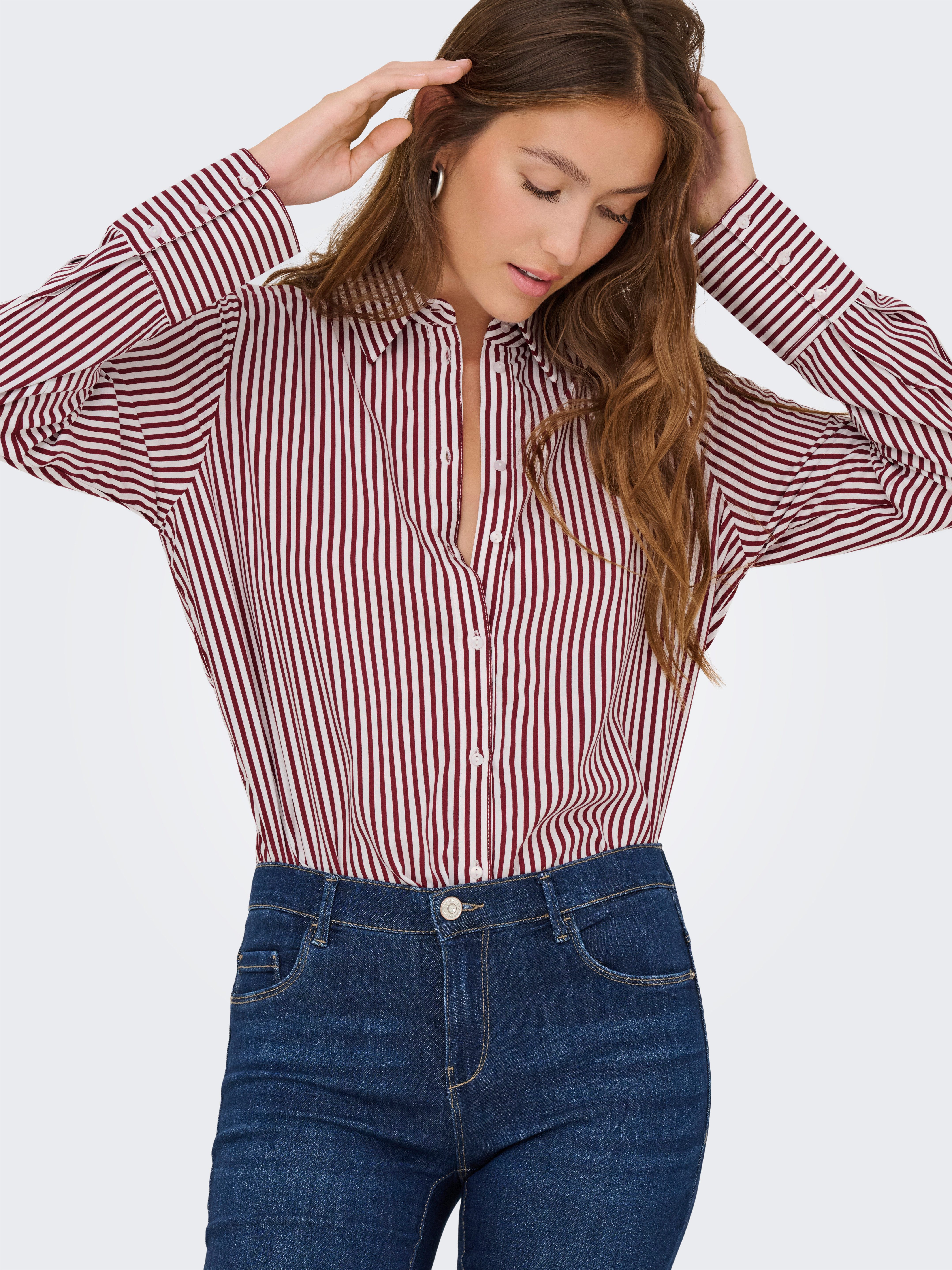 ONLY Hemdbluse ONLBERIT LIFE L/S SHIRT günstig online kaufen
