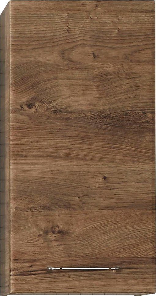 Saphir Hängeschrank Quickset Wand-Badschrank 35 cm breit mit 1 Tür, 2 Einlegeböden Badezimmer-Hängeschrank inkl. Türdämpfer, Griffe in Chrom Glanz – Bild 2 von 5