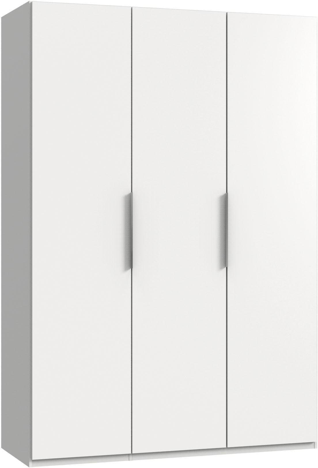 Wimex Kleiderschrank Level (Level, Kleiderschrank) 3-türig 150x58x216cm weiß