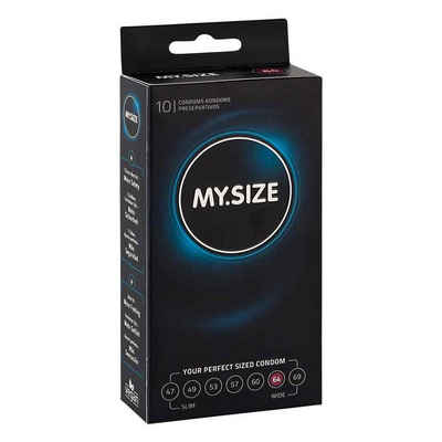 MY.SIZE XXL-Kondome MY.SIZE Pro 64 mm 10er, 1 St., Hauchdünn, Vegan, Allergenarm