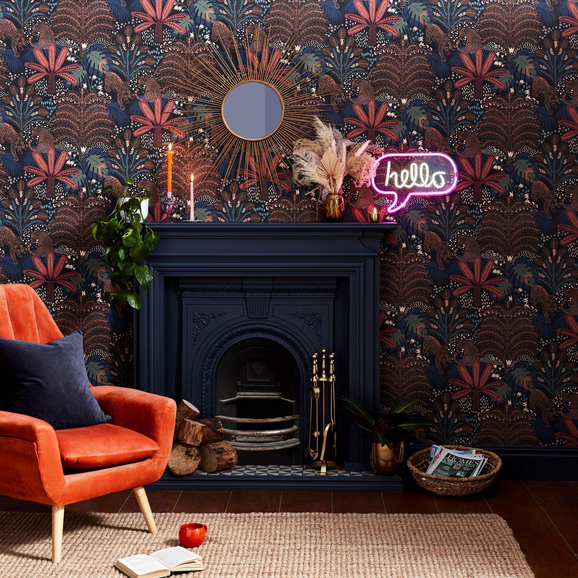 Envy Vliestapete Savannah Terra und Fauna, glatt, botanisch, (1 St), gemustert, FSC® zertifiziert, mit lebhaftem Druck, 10 Meter Länge