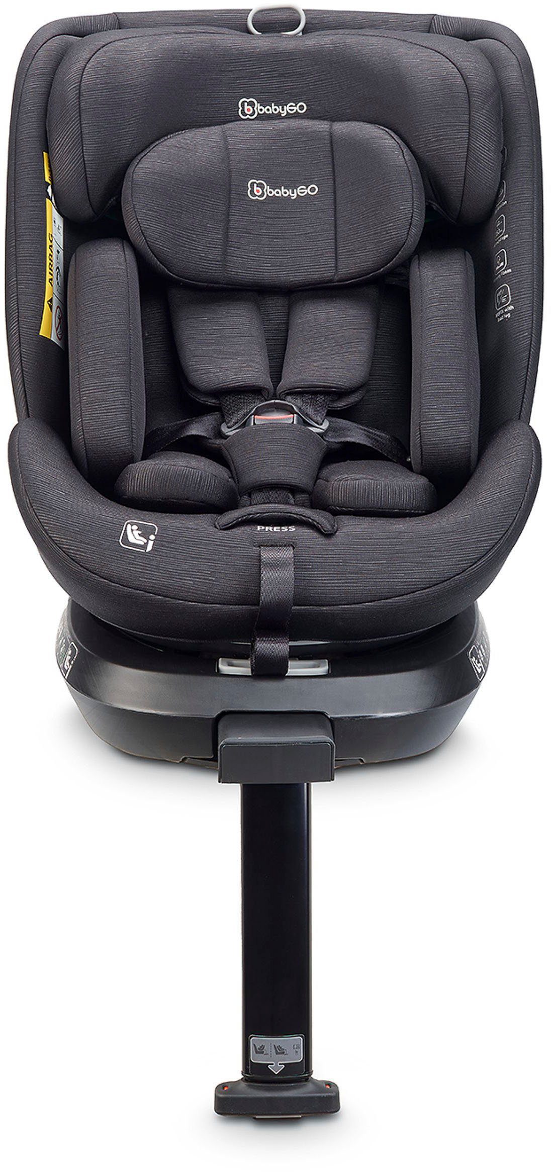 BabyGo Autokindersitz Move 360 I Size, ab: 40 cm, bis: 150 cm, für Körpergröße von 40-150 cm
