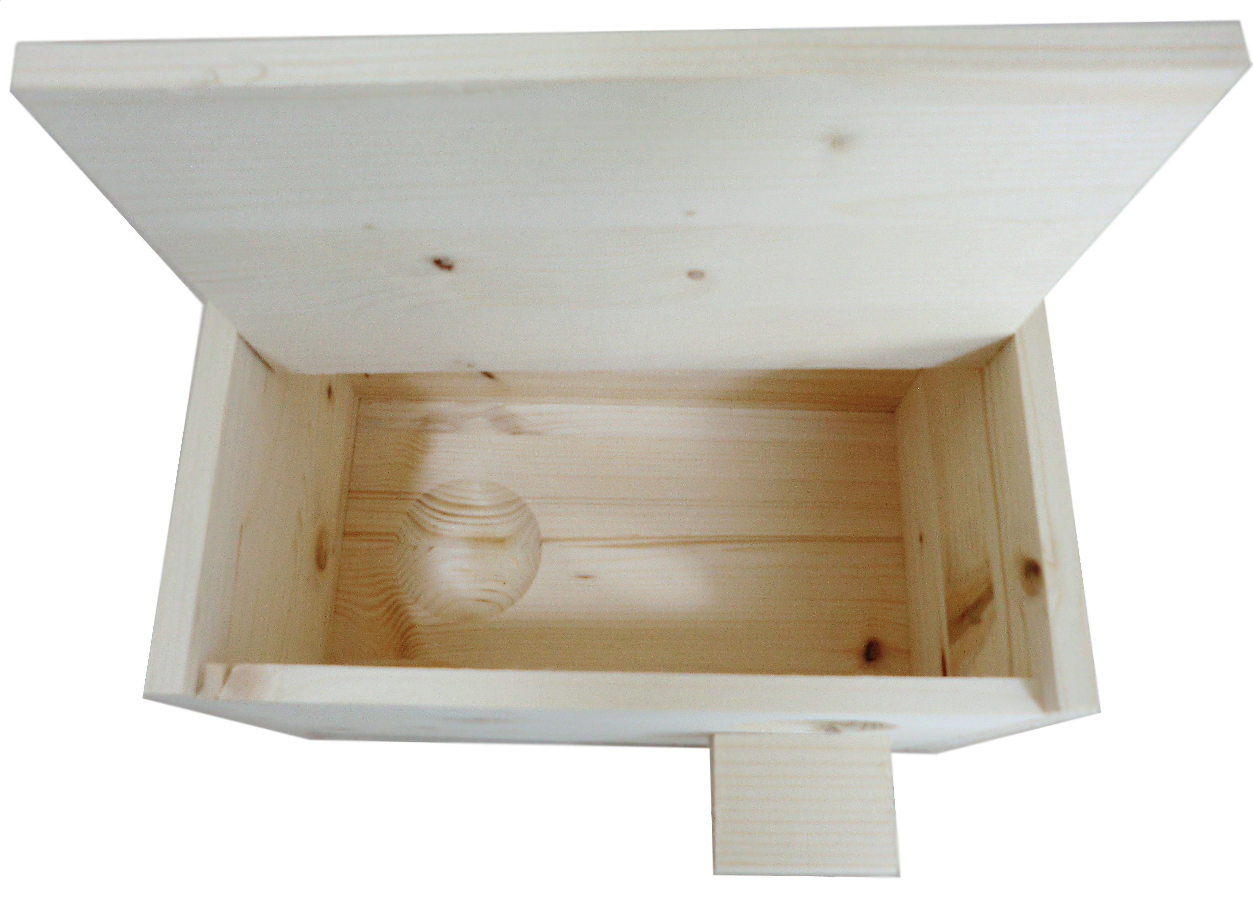 ELMATO Nistkasten Elmato 13500 Wellensittichkobel, Fichte massiv, 25×16,5x16cm