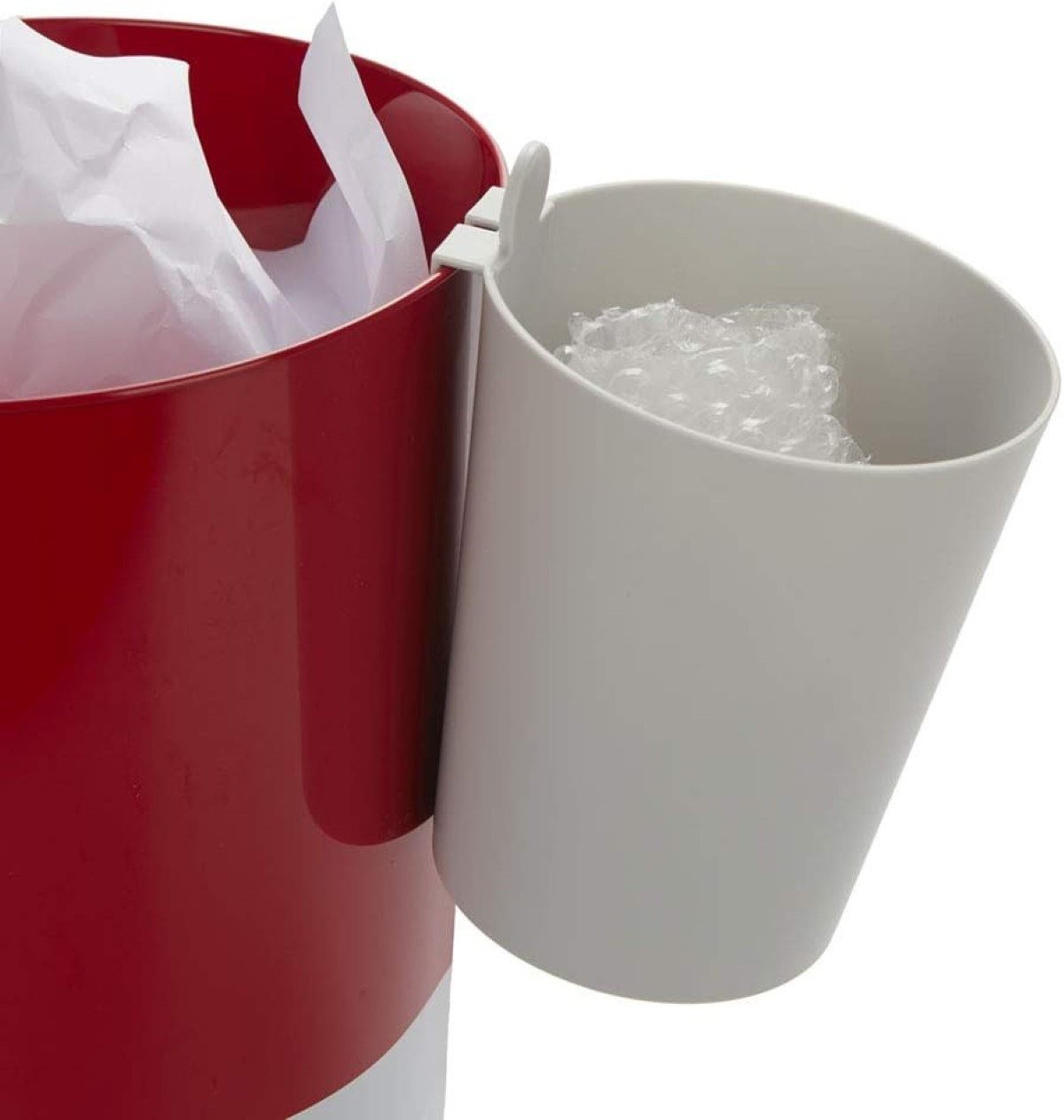 WestCraft Biomülleimer kleiner Papierkorb MrRecycle Grau Hilfsbehälter Hausmüll zu trennen, kleiner Mülleimer Recycling Eimer zum Einhängen in Größere