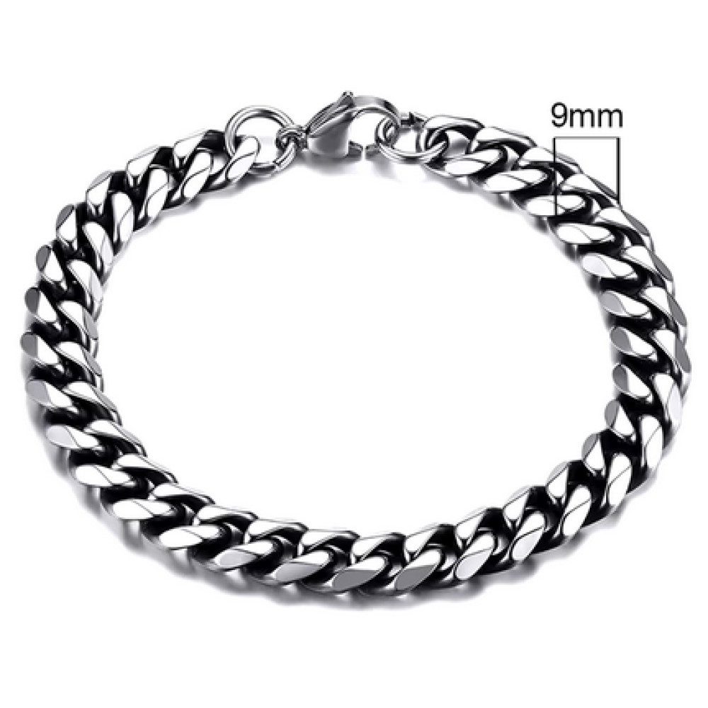 Ware aus aller Welt Panzerarmband Edelstahl massiv Panzer Armband Armkette günstig online kaufen