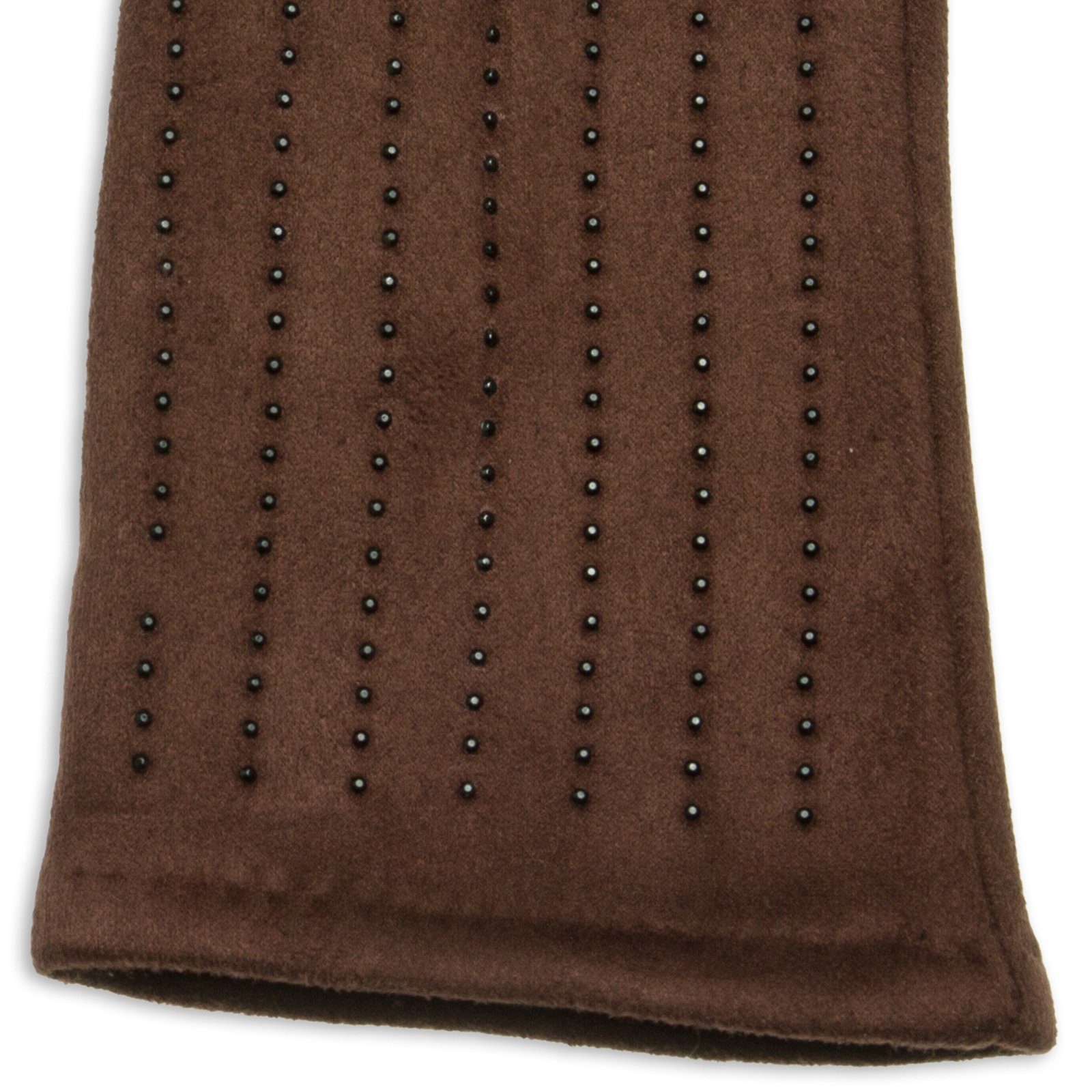 Funktion Strickhandschuhe Damen Caspar Strass Touchscreen GLV011 mit elegante und klassisch Dekor schwarz Handschuhe