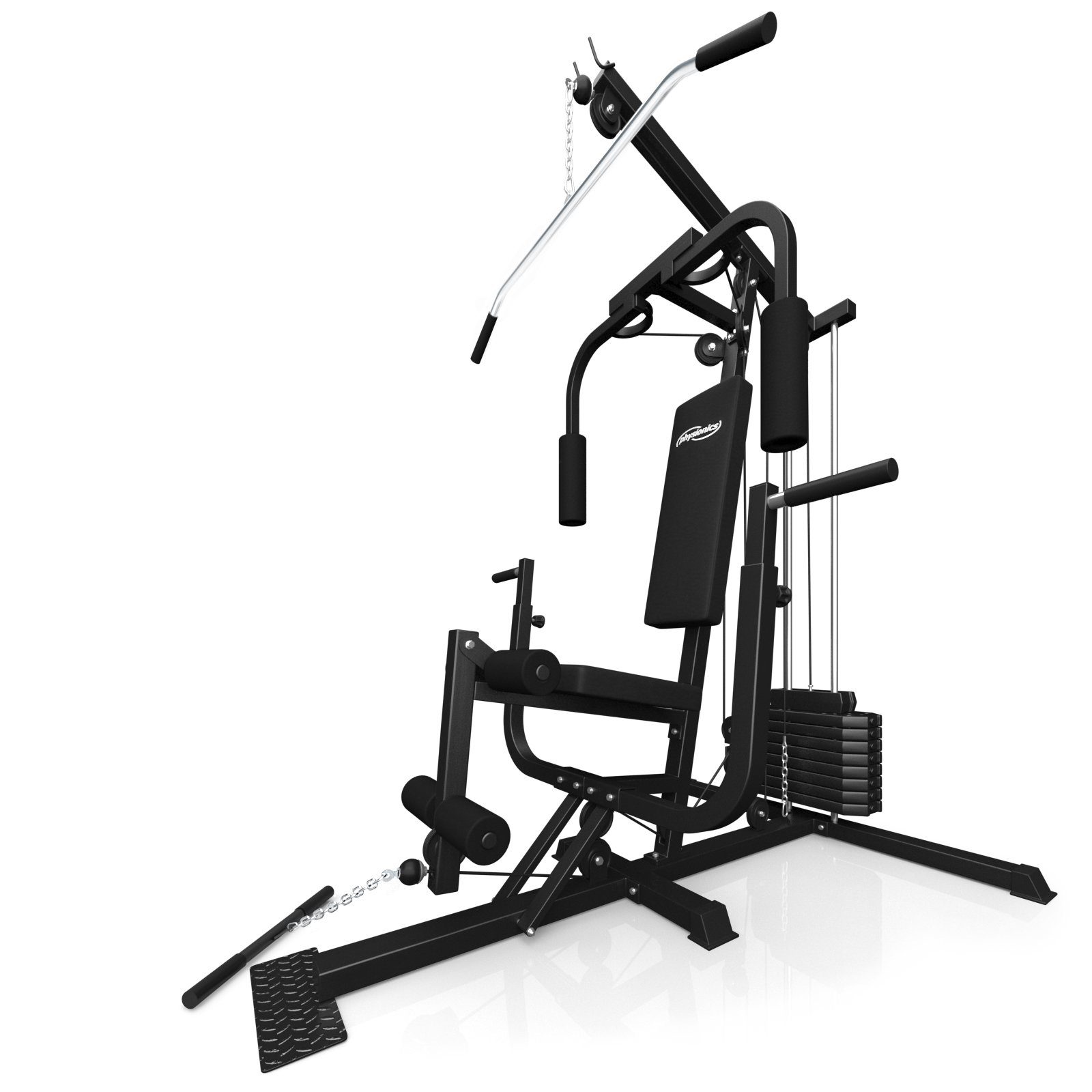 Kraftstation Kraftstation - Verstellbar, Latzug, Armcurl, Rudern, 40kg Gewichte