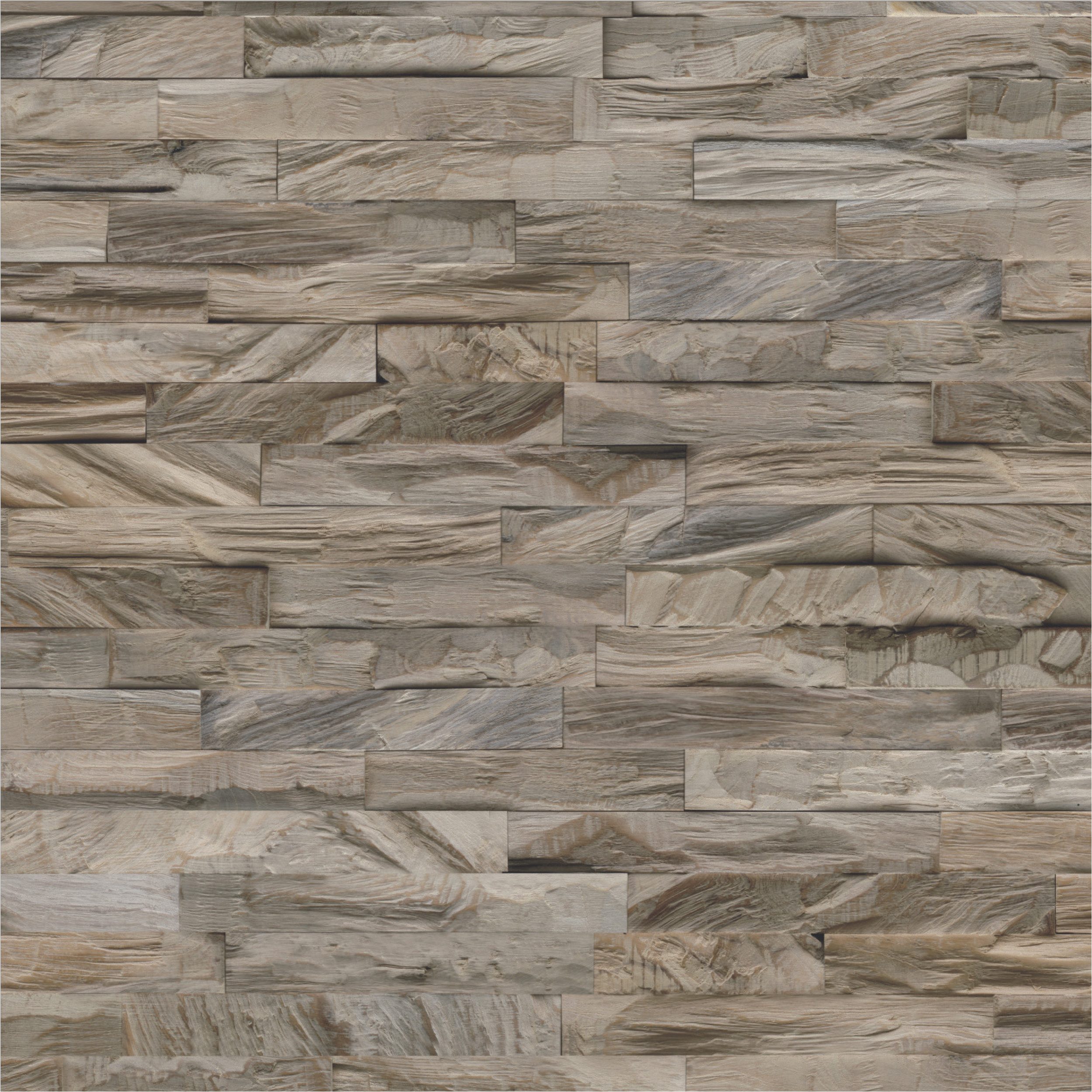INDO 3D Wandpaneel Diamond / Classic Teak Natur, BxL: 15,00x61,00 cm, 0,10 qm, (Packung, Versandkostenfreie Lieferung) schallreduzierende Wandverkleidung mit 3D-Effekt