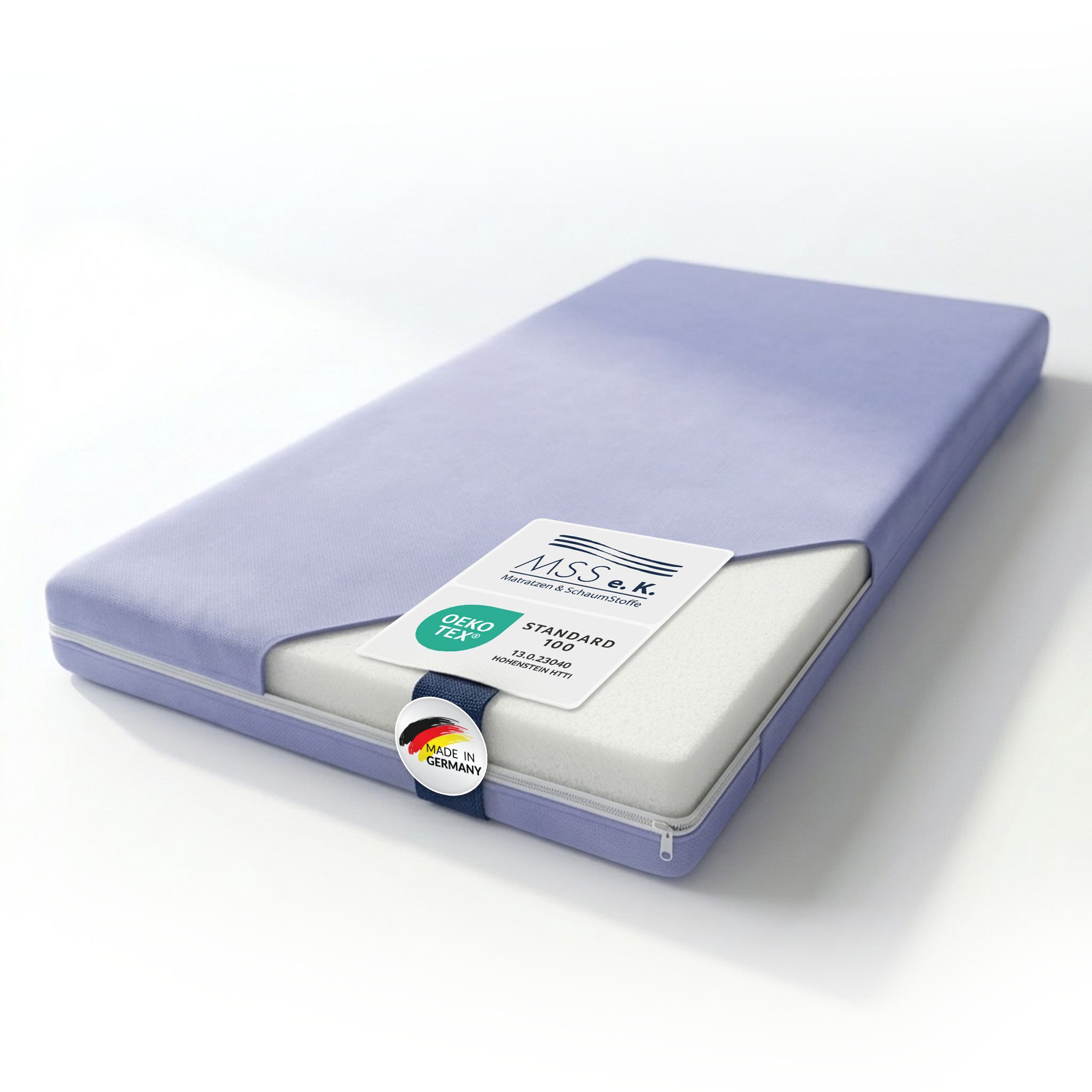 Kaltschaummatratze EASY ACTIVE Rollmatratze, MSS e.K., 11 cm hoch, abnehmbarer Bezug