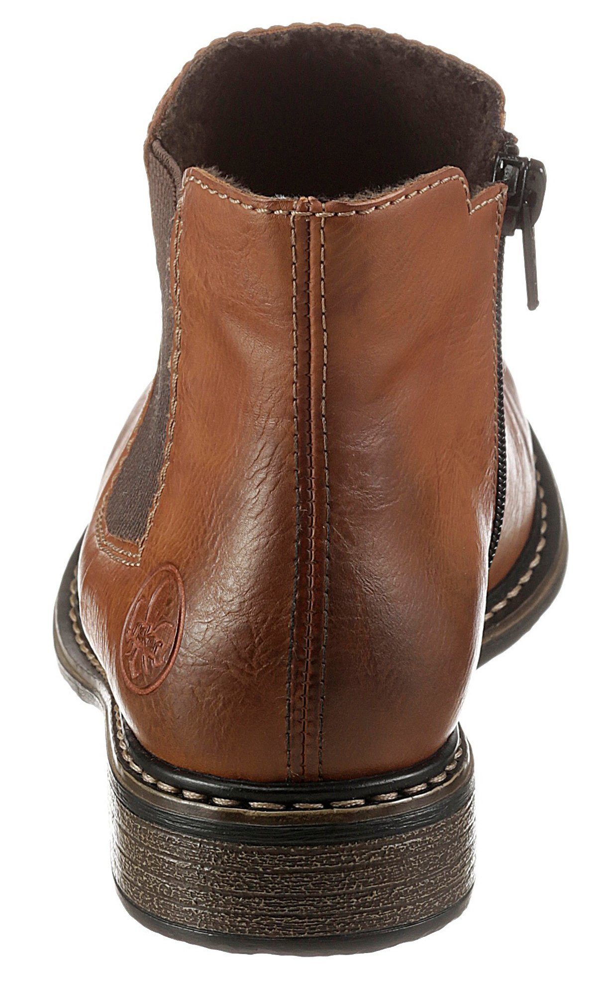 Rieker klassischer Chelseaboots Optik in cognac-used