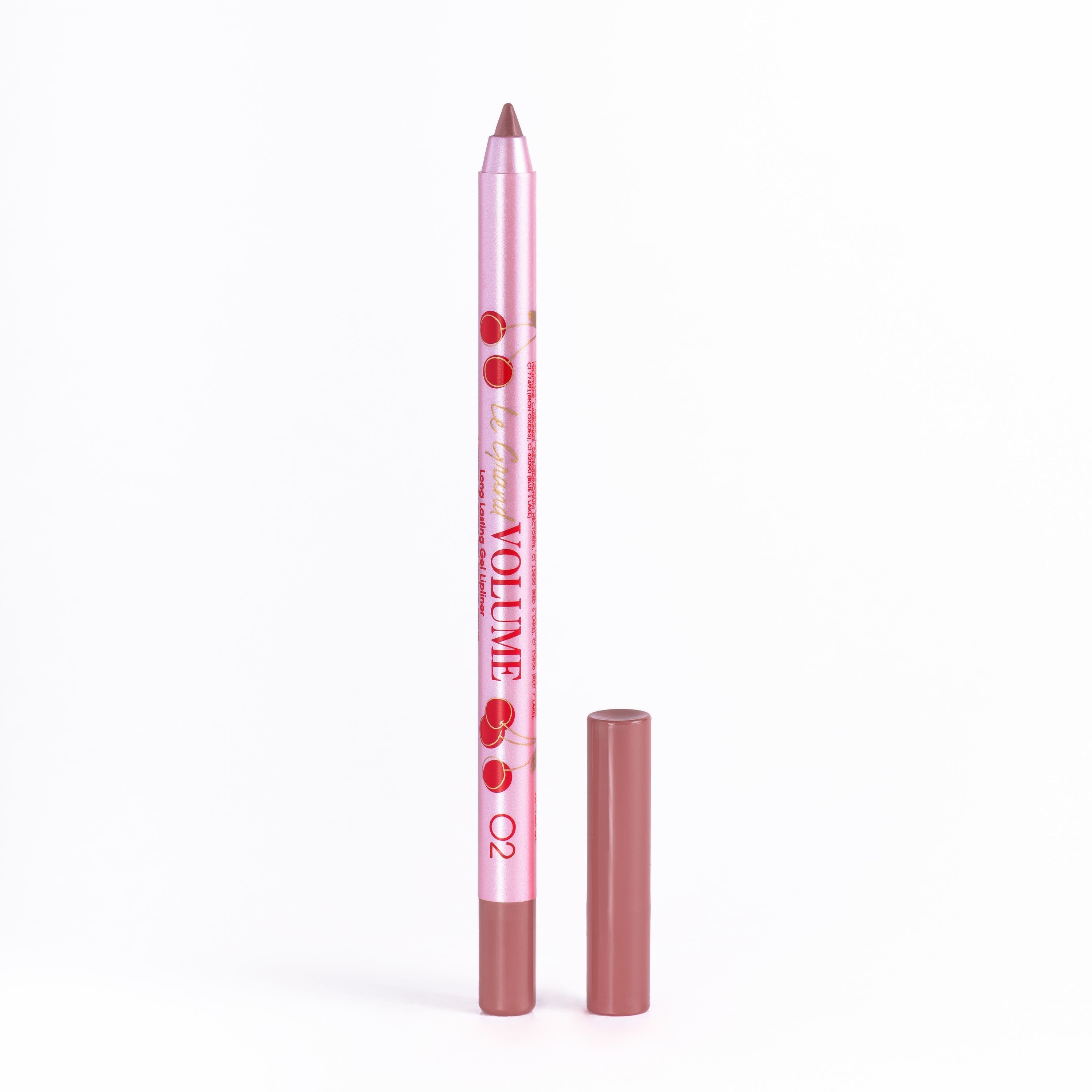 Lippenmaske Vivienne Sabo - Long Lasting Gel Lipliner 02 - warm nude