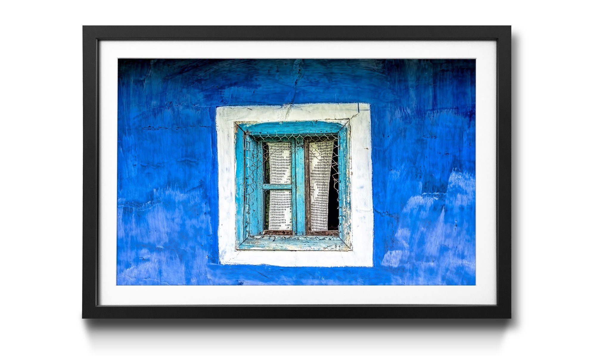WandbilderXXL Bild mit Rahmen Old Window, Lost Place, Wandbild, in 4 Größen erhältlich