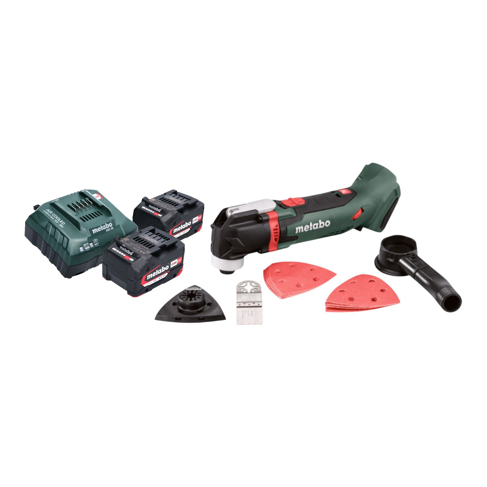 metabo Akku-Multifunktionswerkzeug MT 18 LTX Akku Multitool 18 V OIS / Starlock + 2x Akku 4,0 Ah