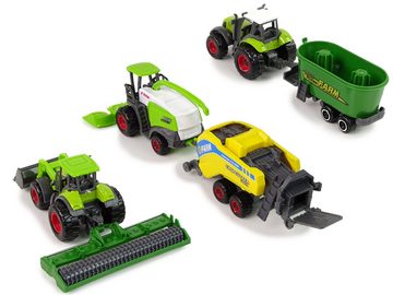 LEAN Toys Spielzeug-Traktor Landmaschinen Landwirtschaft Fahrzeuge Traktor Mähdrescher Spielzeug