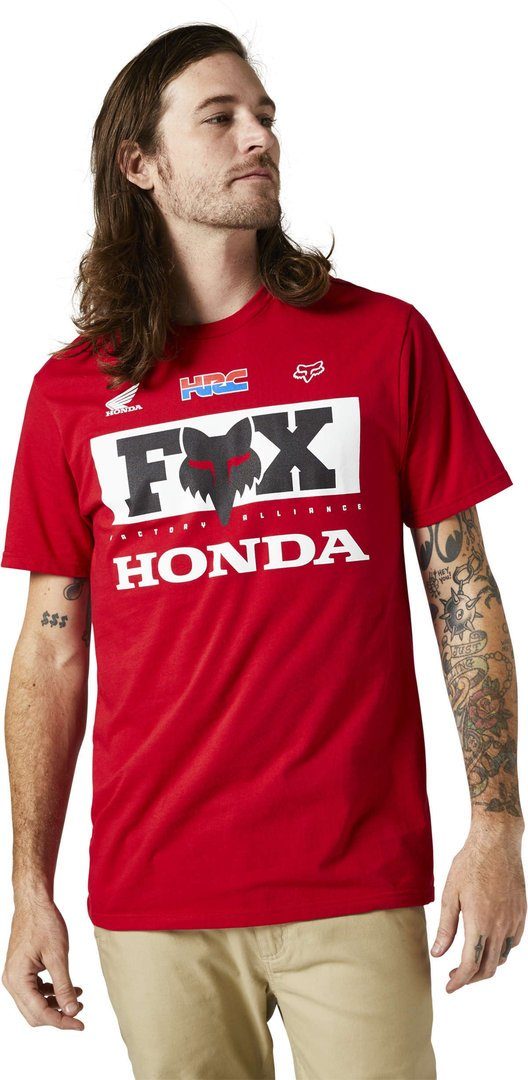 Fox Kurzarmshirt Honda SS Premium T-Shirt Red