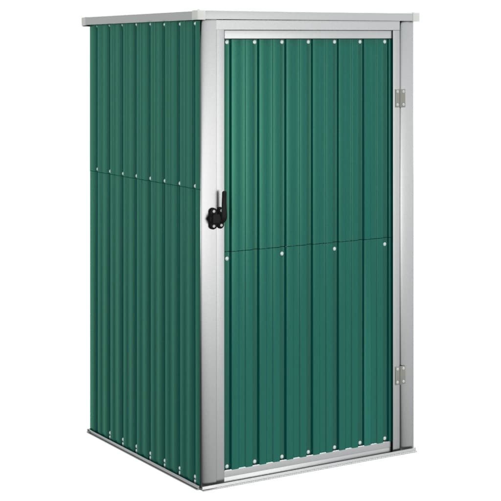 Garten-Geräteschrank 88 x 89 x 161 cm Gartenschrank Metall Gerätehaus Grün 88x89x161 cm Ver
