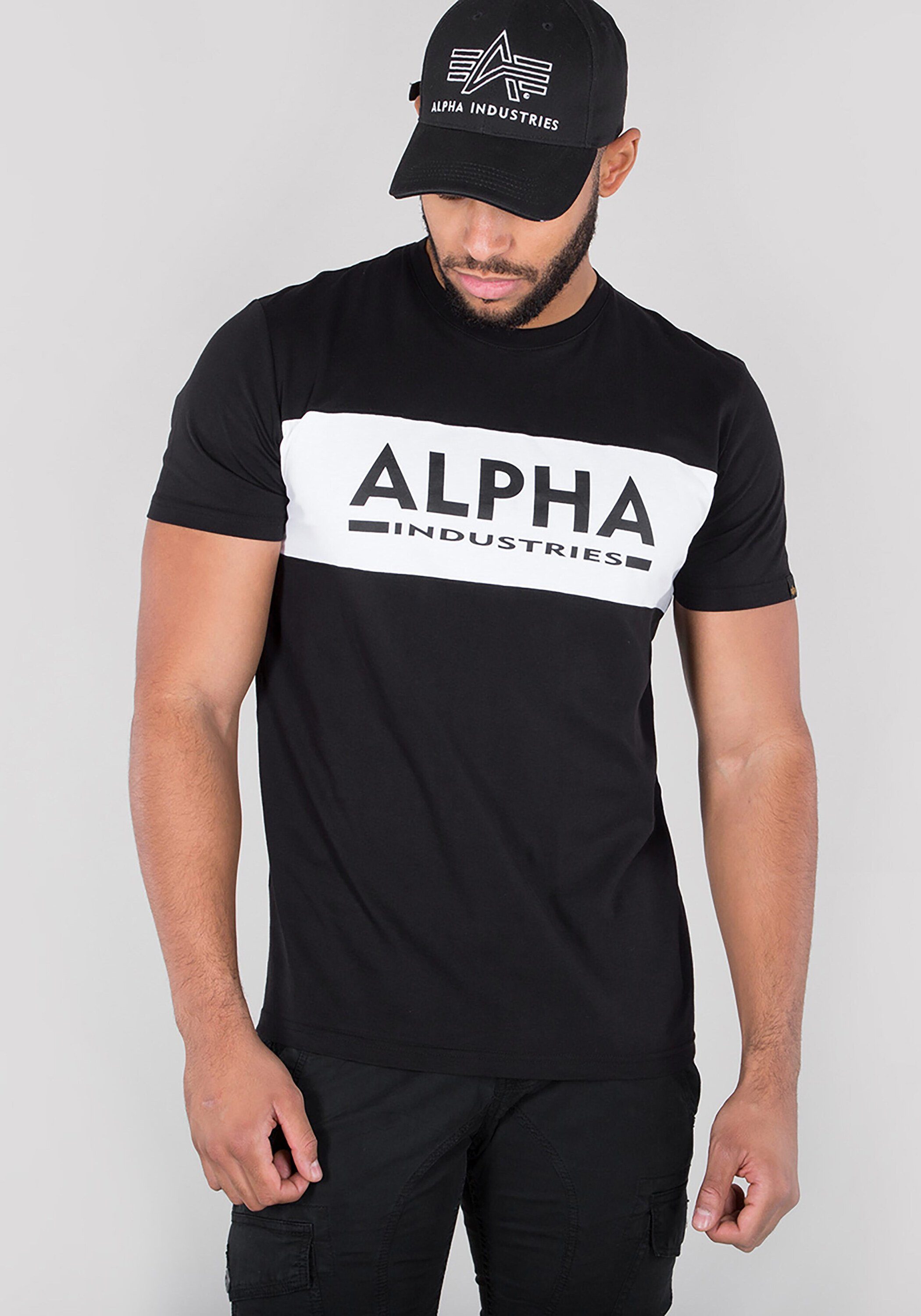 Industries T-Shirts T Industries Alpha T-Shirt black Alpha Alpha Men - Inlay