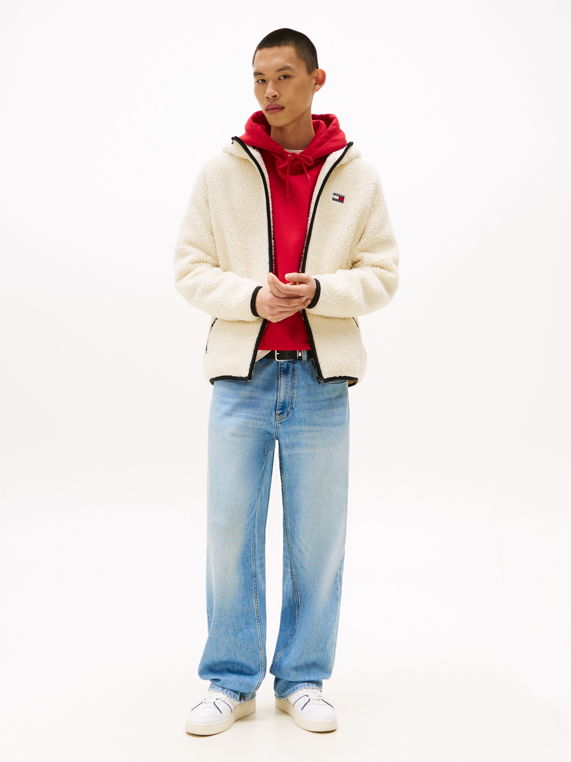 Tommy Jeans Plüschjacke TJM REG BADGE günstig online kaufen