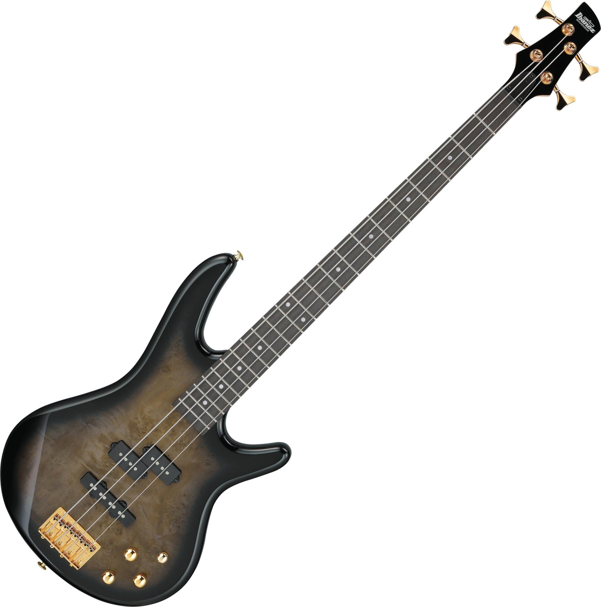 Ibanez E-Bass GIO GSR200PC-TPB Transparent Pale Black Burst, Soundgear, E-Bass, 4-Saiter Bass mit Phat II Equalizer