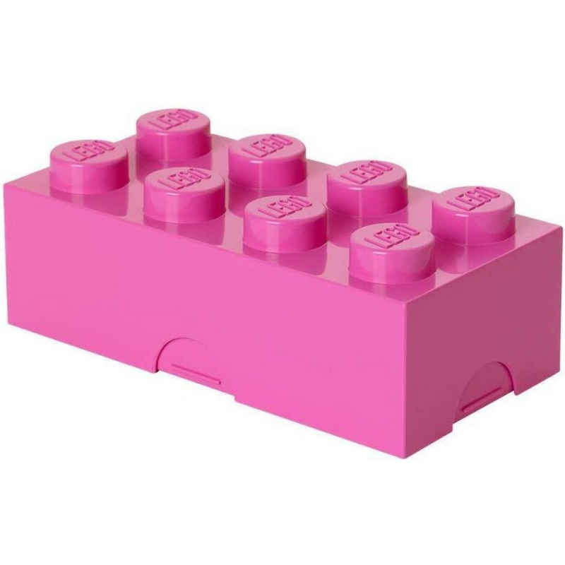 Room Copenhagen Lunchbox LEGO® Lunch Box 8, mit 8 Noppen, 19,8 x 10 x 7,5 cm, Pink, Brotdose