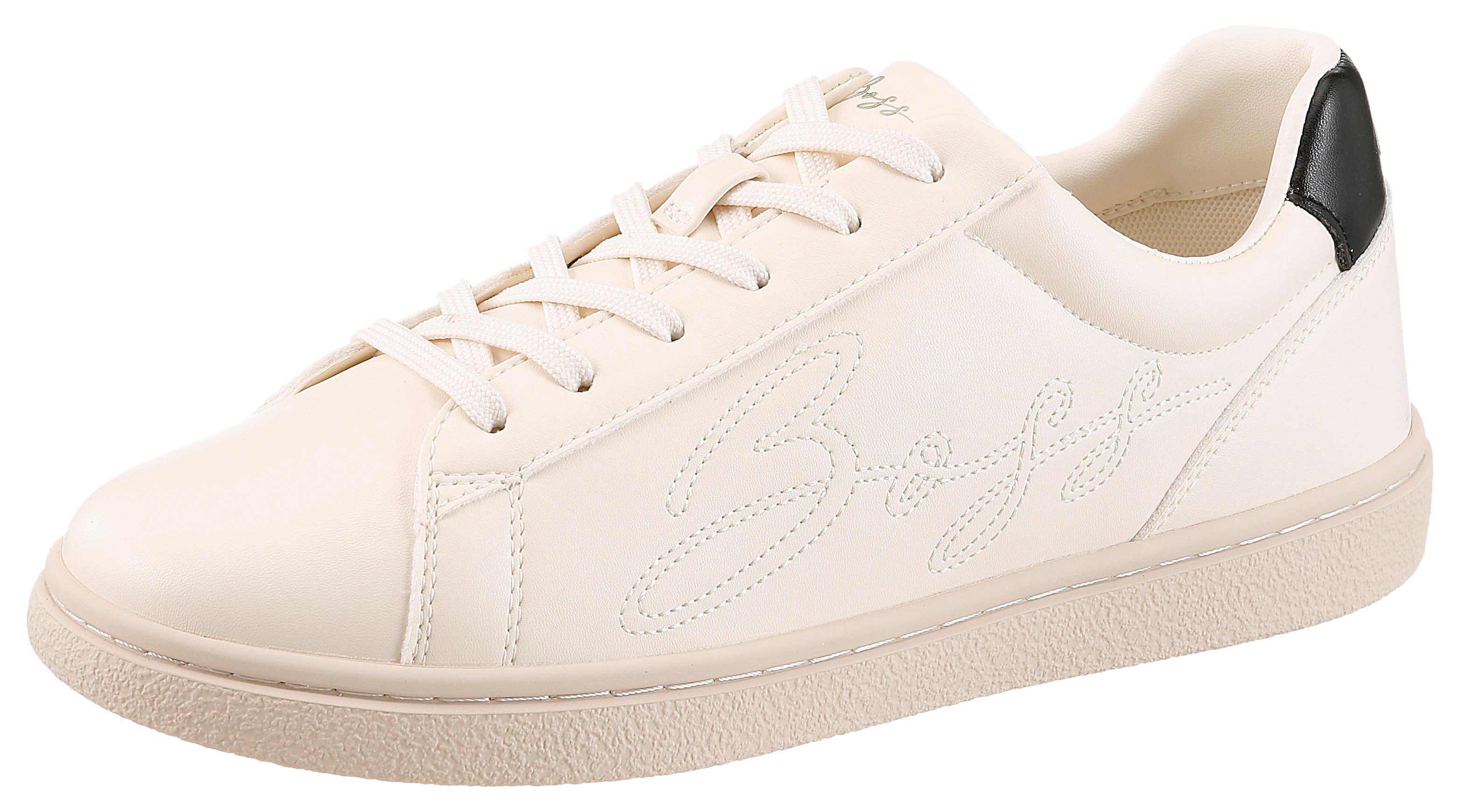 BOSS ORANGE Everlynn Tenn Sneaker Schnürschuh,Halbschuh,Freizeitsneaker mit Kontrastbesatz an der Ferse