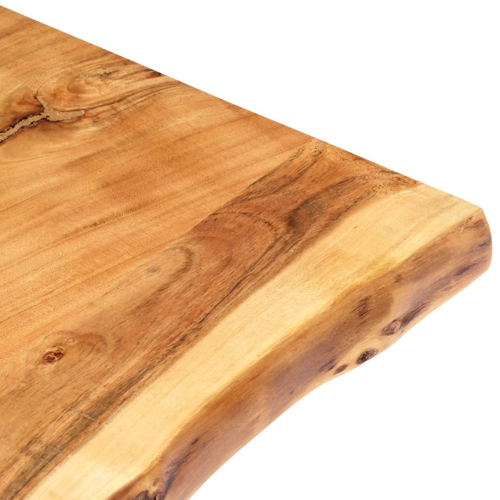 vidaXL Waschtisch 58 x 52 x 25 cm Badezimmer-Waschtischplatte Massivholz Akazie 58x55x2