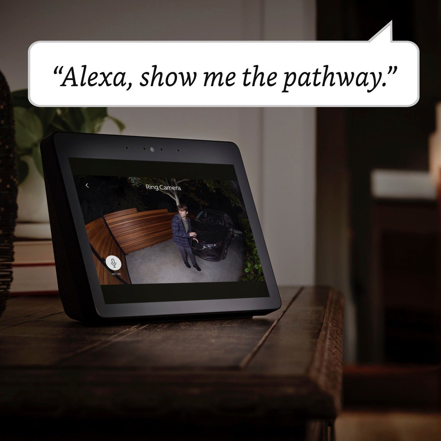 Ring Überwachungskamera Spotlight Kamera Plus Akku (Außenbereich)