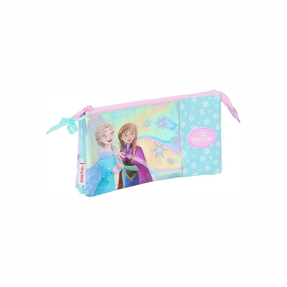 safta Federtasche Frozen Die Eiskönigin - Cool Days Mäppchen mit 3 Fächern - 22 cm