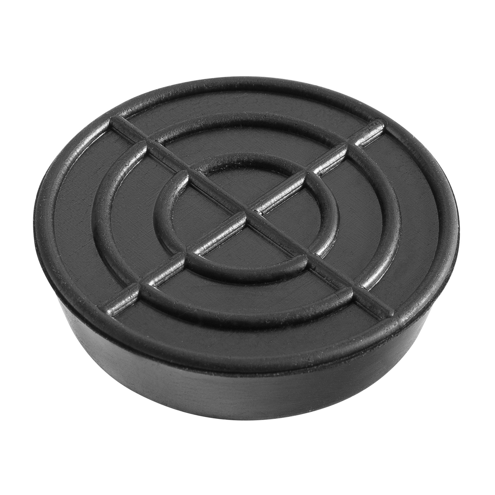 Arebos Hydraulikheber Universelle Gummiauflage für Wagenheber & Hebebühnen, (Packung, 1x Gummiauflage), Durchmesser: oben 45 mm, unten 39 mm Höhe: 12 mm