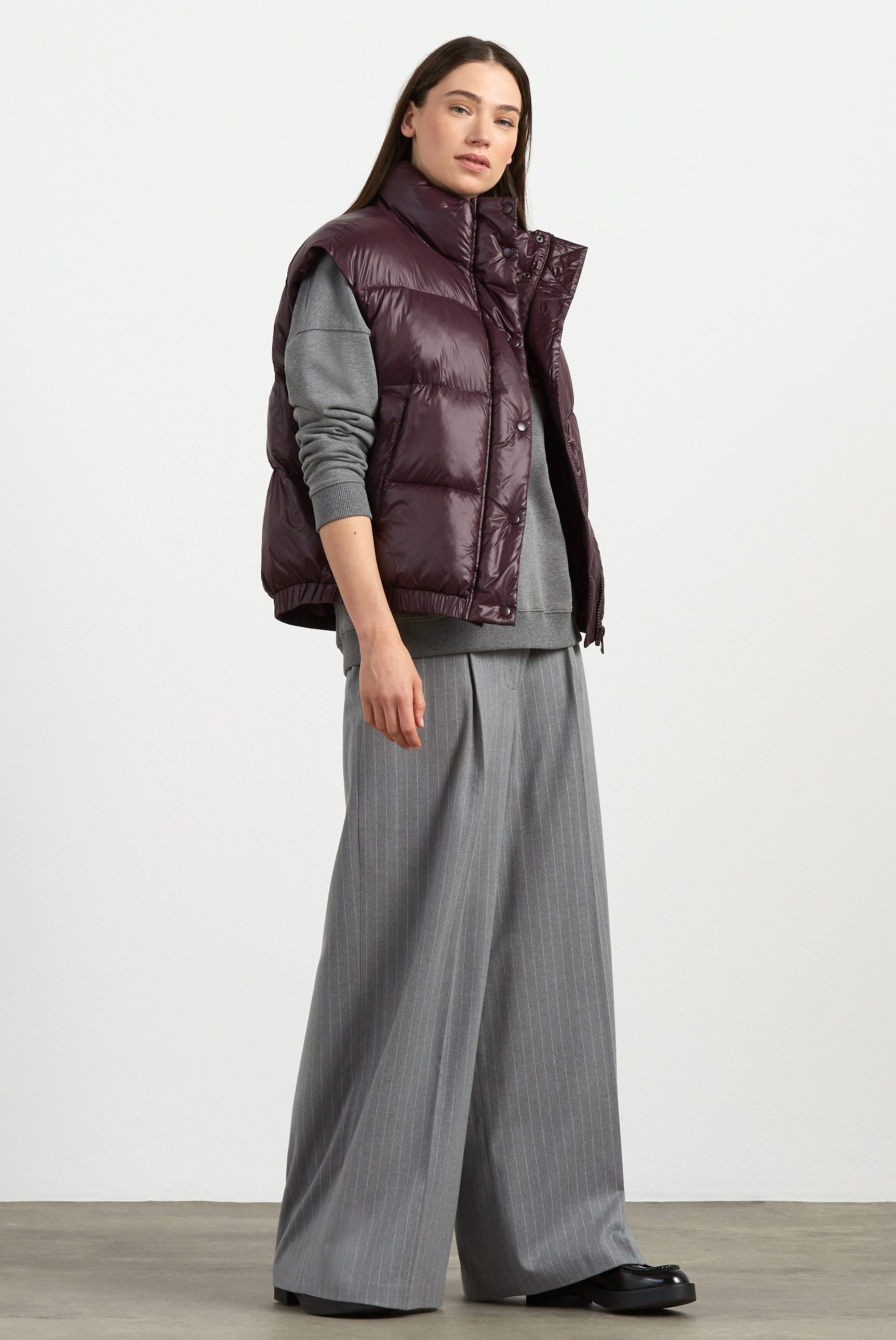 SENSES.THE LABEL Steppweste mit elastischem Saumabschluss