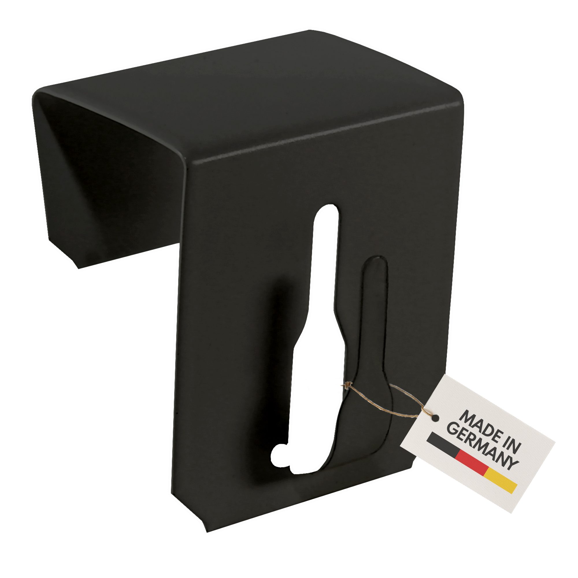 dekohaken24.de Fensterhaken Metall-Fensterhaken Dekohaken Fensterklipp Gardinenhaken, zum Aufhängen von Fensterdekorationen oder Vitragestangen/Gardinenstangen, (10-St), Klemmbereich bis 23 mm (wählen Sie beim Kauf die richtige Größe)
